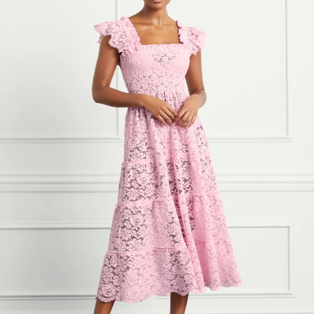 the Collector's Edition Ellie Nap Dress - Pink Lace